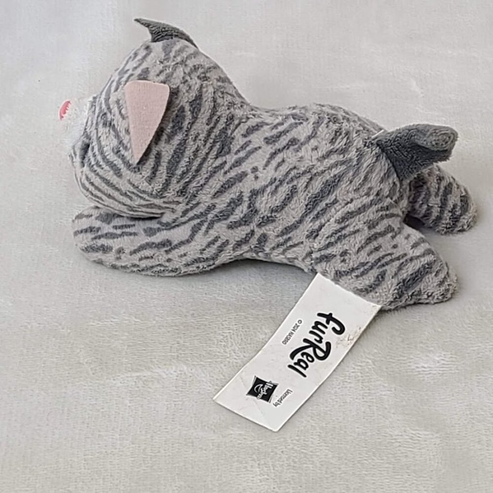 FurReal Newborns Kitty Kitten Interactive Plush Pet Gray Striped w/ Sound - Picture 5 of 8